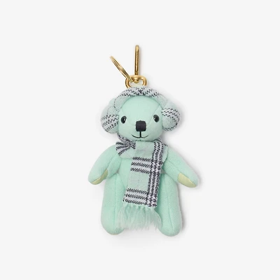 Thomas Bear Charm in Seafoam green - Women | Burberry® Official