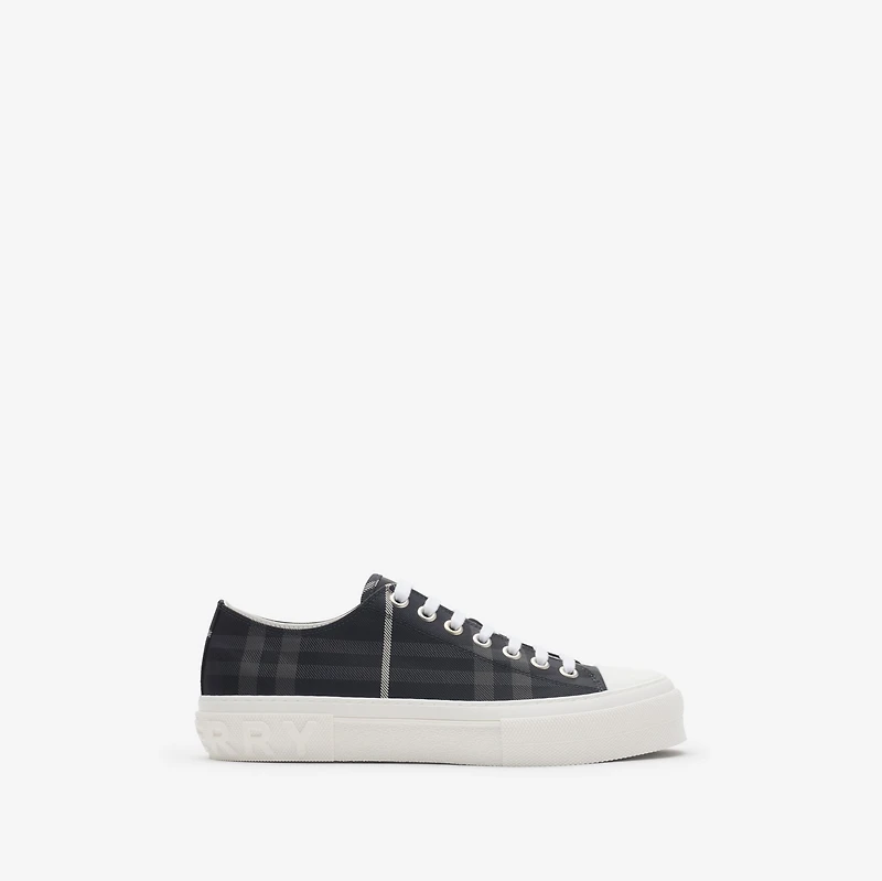 Check Sneakers in Storm blue - Men | Burberry® Official