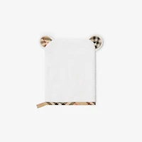 Cotton Blend Two-piece Baby Gift Set in White - Children | Burberry® Official