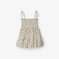 Knot Cotton Top in Thatch - Women | Burberry® Official
