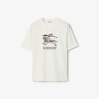EKD Sketch Cotton T-shirt in Chalk white - Men | Burberry® Official