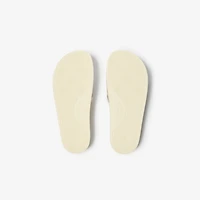 Check Slides in Light beige - Women | Burberry® Official