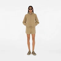 Nylon Cotton Jacket in Cracker - Women | Burberry® Official