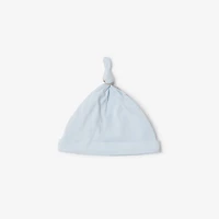 Stretch Cotton Three-piece Baby Gift Set in Bright sky blue - Children | Burberry® Official