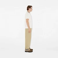 Gabardine Trousers in Hamper beige - Men | Burberry® Official