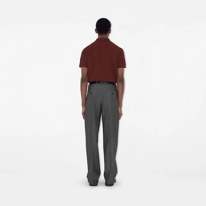 Cotton Polo Shirt in Box red - Men | Burberry® Official
