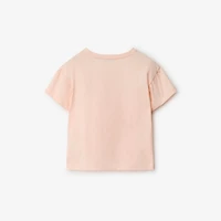 London Guard Cotton T-shirt in Shell | Burberry® Official
