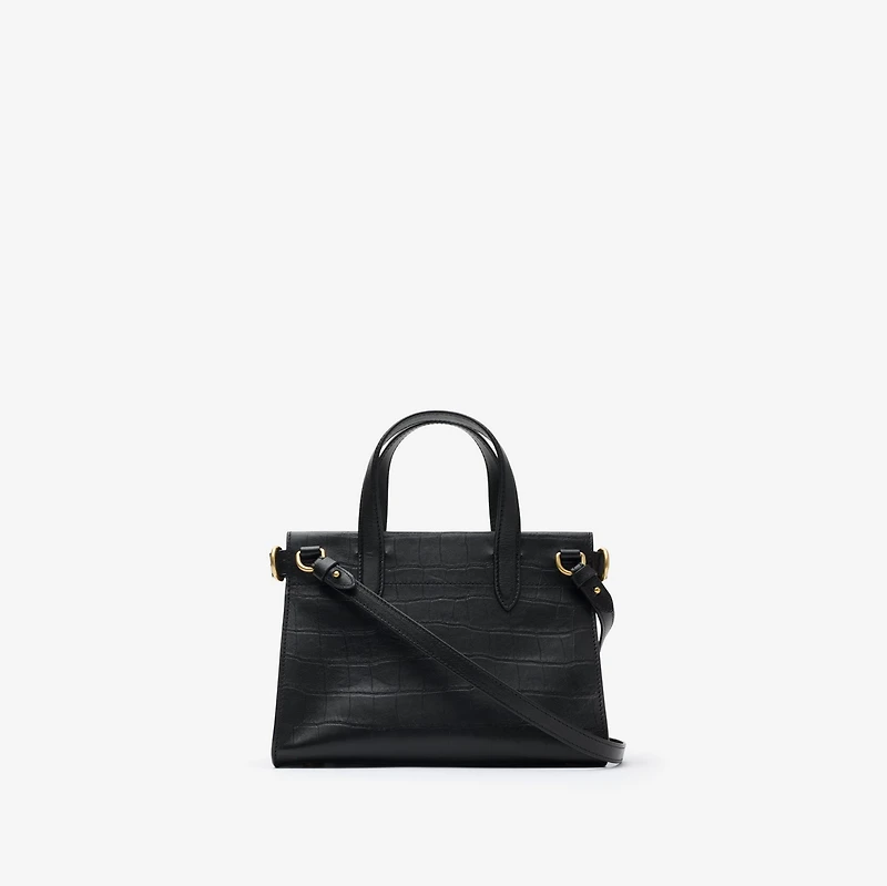 Mini Cotswolds Tote in Black - Women | Burberry® Official