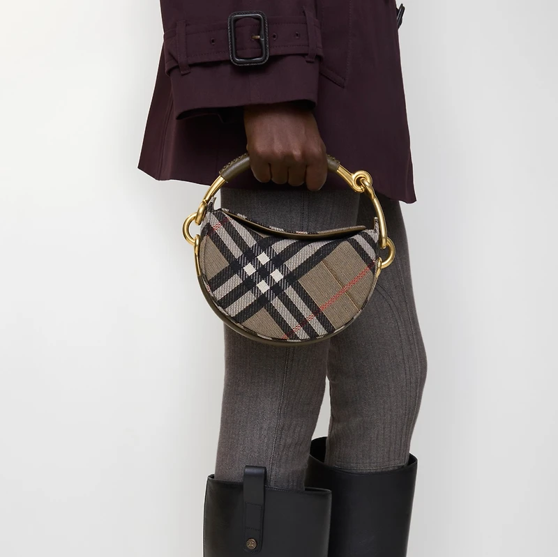 Bridle Clutch in Brush brown - Women | Burberry® Official