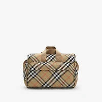 Check Baby Changing Bag in Sand - Children | Burberry® Official