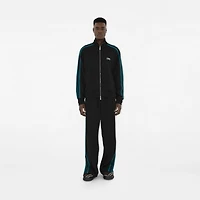 Striped Jersey Track Pants in Black - Men | Burberry® Official