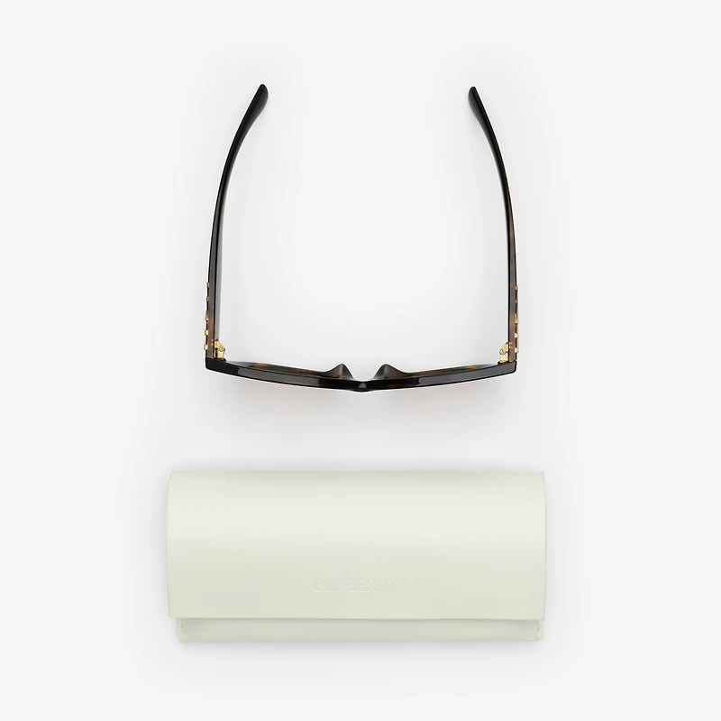 Heritage Square Sunglasses in Dark havana - Women | Burberry® Official