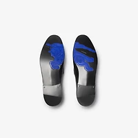 Leather Pearl Loafers in Black - Men | Burberry® Official