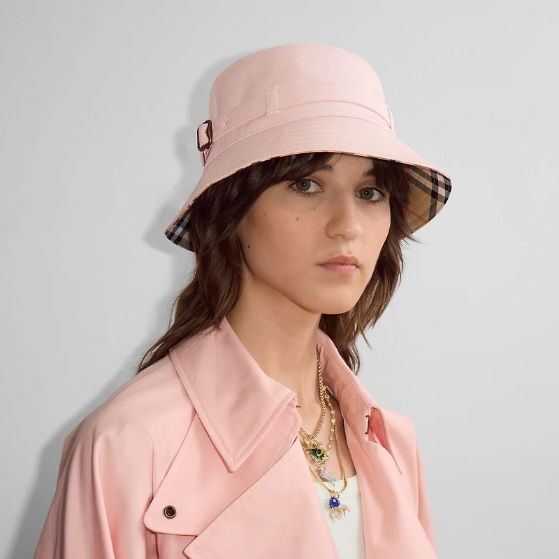 Gabardine Bucket Hat in Flora - Men | Burberry® Official