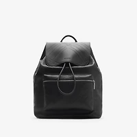 Embossed Check Backpack in Black - Men | Burberry® Official