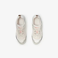 Matrix Sport Sneakers in Silver/white - Men | Burberry® Official