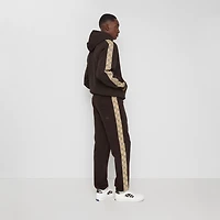 Check Trim Cotton Jogging Pants in Clove brown - Men | Burberry® Official