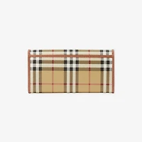 Check Continental Wallet in Archive beige - Women | Burberry® Official