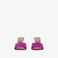 Suede Cabana Mules in Urchin - Women | Burberry® Official