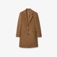 Wool Tailored Coat in Fawn beige - Men | Burberry® Official