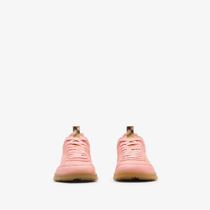 Leather Matrix Sneakers in Ditsy - Men | Burberry® Official