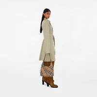 Small Check Shoulder Bag in Sand - Women | Burberry® Official