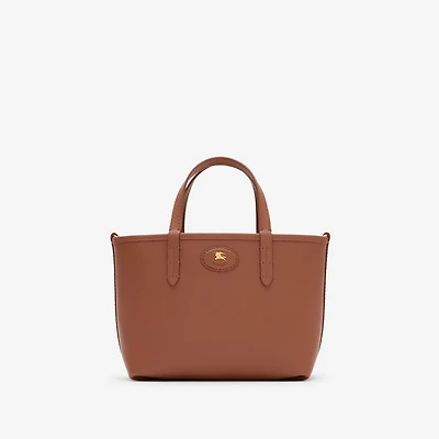 Mini Reversible Bloomsbury Tote​ in Ginger orange/gingerbread brown - Women | Burberry® Official