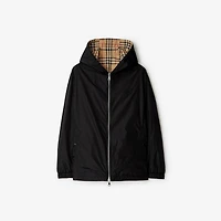 Reversible Check Jacket in Sand beige - Men, Nylon | Burberry® Official