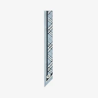 Skinny Check Silk Scarf in Bank blue | Burberry® Official