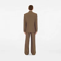 Wool Tailored Jacket in Tawny - Men | Burberry® Official