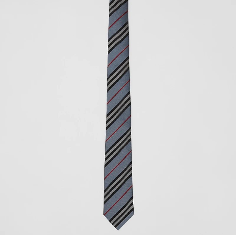 Classic Cut Icon Stripe Silk Tie in PALE BLUE - Men | Burberry® Official