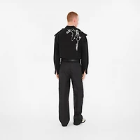 Knight Hardware Canvas Trousers in Silver/black - Men | Burberry® Official