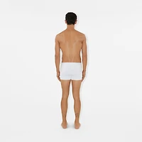 Cotton Boxer Shorts in White - Men | Burberry® Official