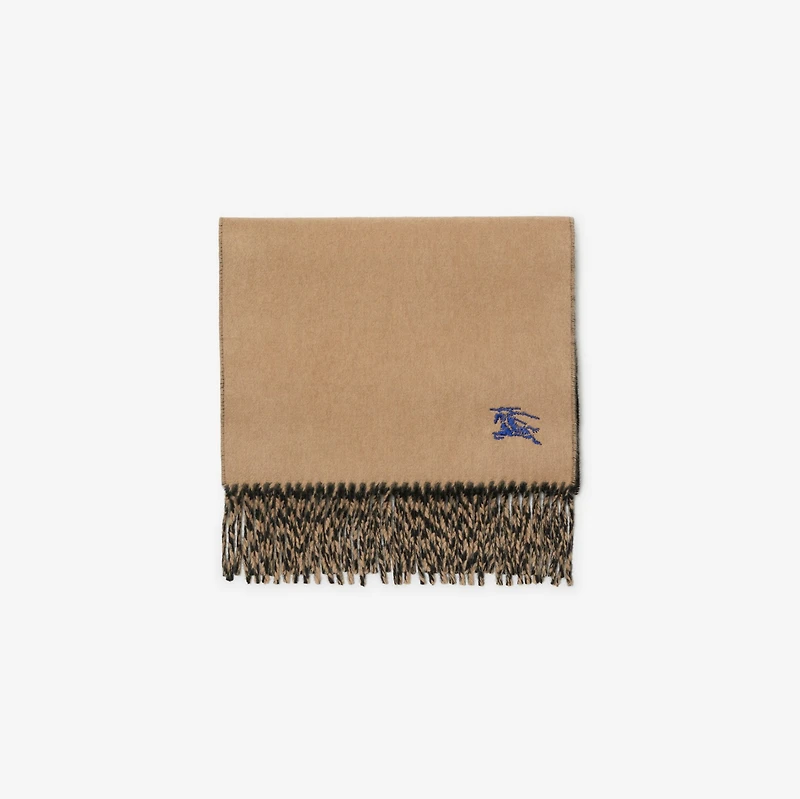 Reversible Cashmere Scarf in Camel/black | Burberry® Official