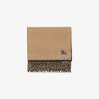 Reversible Cashmere Scarf in Camel/black | Burberry® Official