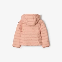 Hooded Puffer Jacket in Slipper | Burberry® Official