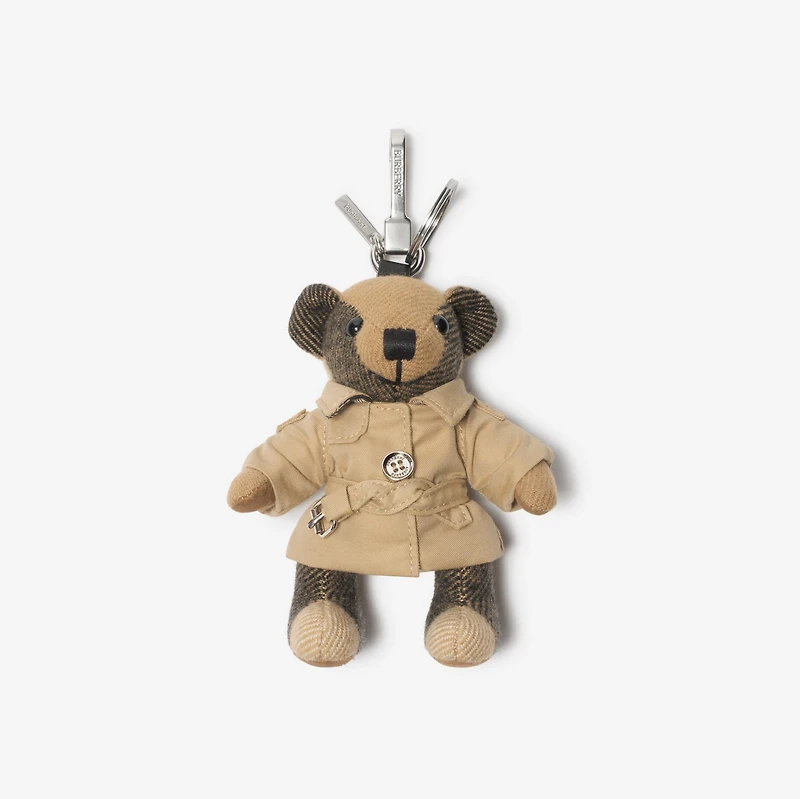 Thomas Bear Charm in Archive beige - Women | Burberry® Official