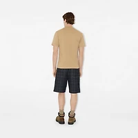Knight Stamp Cotton T-shirt in Flax beige - Men | Burberry® Official