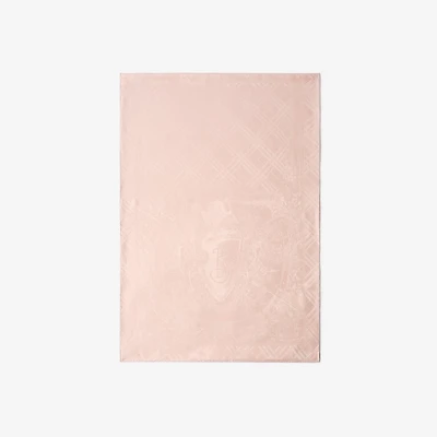 Floral Crest Silk Scarf in Compact pink | Burberry® Official