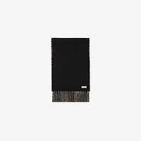 Gradient Check Cashmere Scarf in Sand beige | Burberry® Official