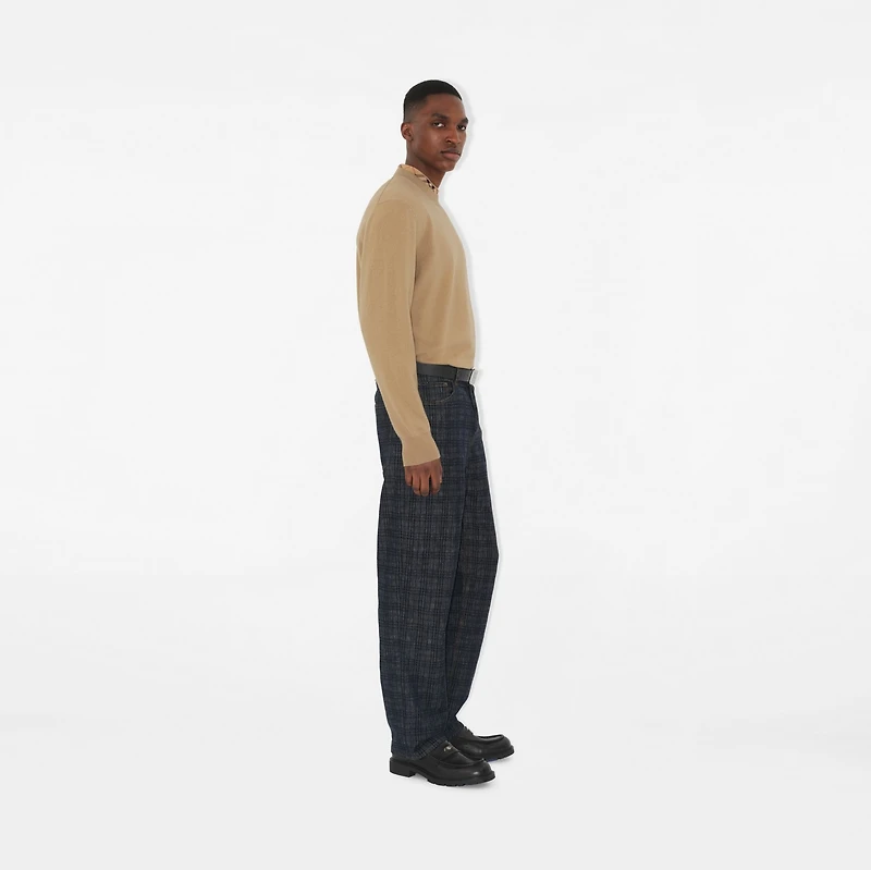 Cashmere Blend Sweater in Flax beige - Men | Burberry® Official