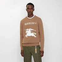 EKD Wool Cashmere Sweater in Camel beige - Men | Burberry® Official