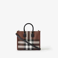 Mini Freya Tote in Dark birch brown - Women | Burberry® Official
