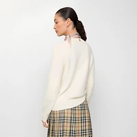 Cashmere Sweater in Ceramic white - Women | Burberry® Official