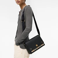 Note Bag in Black - Women, Leather | Burberry® Official