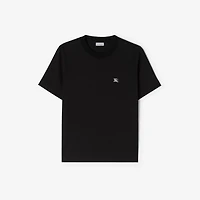 Knight Jewel Cotton T-shirt in Black - Women | Burberry® Official