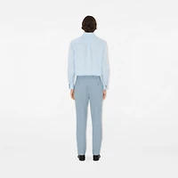 Wool Tailored Trousers in Gale - Men | Burberry® Official