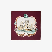 Tower Bridge Silk Scarf in Veneer | Burberry® Official