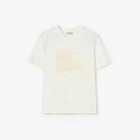 EKD Cotton T-shirt in Chalk white - Women, Lace | Burberry® Official