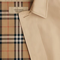 Long Camden Heritage Car Coat in Honey - Men, Cotton Gabardine | Burberry® Official